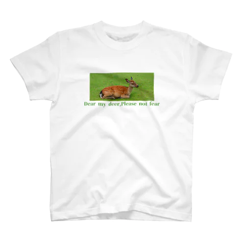 Dear my deer,Please not fear　芝篇 スタンダードTシャツ