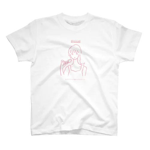 OYASUMI チルアウトガール Regular Fit T-Shirt