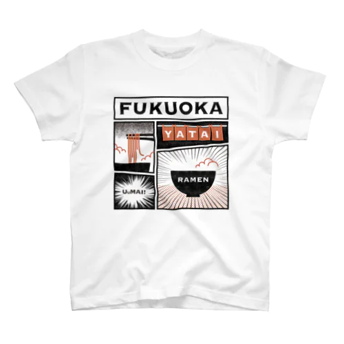 博多ラーメン」スタンダードTシャツの通販 ∞ SUZURI(スズリ) 博多ラーメン」スタンダードTシャツの通販 ∞ SUZURI(スズリ)