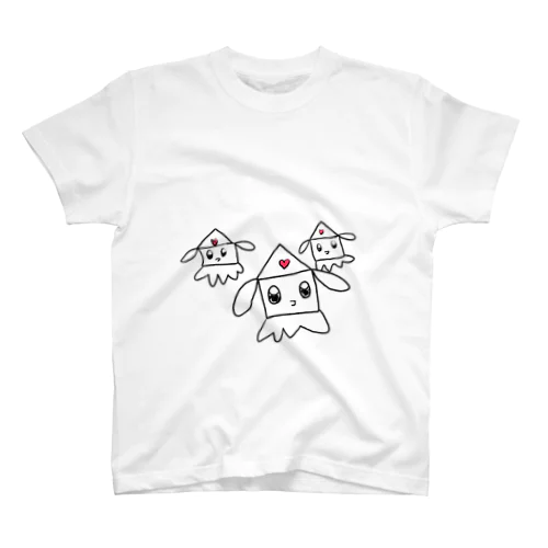 色を失った3びきのわんちゃんドリーム スタンダードTシャツ