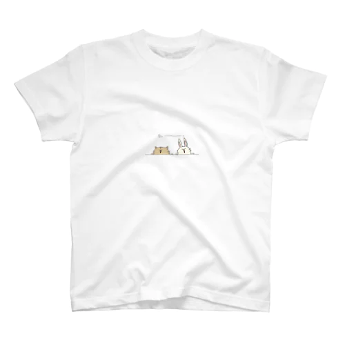 うさぎとねこ スタンダードTシャツ