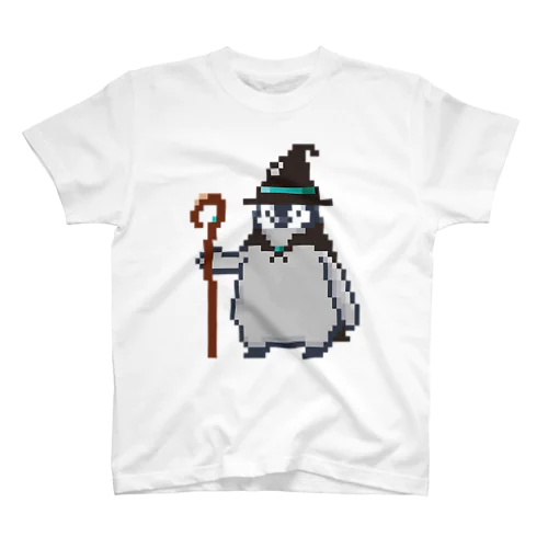 ドット絵ペンギン(魔法使いVer.) Regular Fit T-Shirt