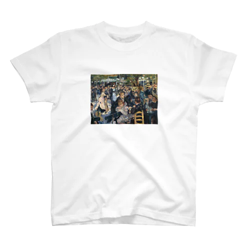 ムーラン・ド・ラ・ギャレットの舞踏会 / ルノワール(Dance at Le Moulin de la Galette 1876） スタンダードTシャツ