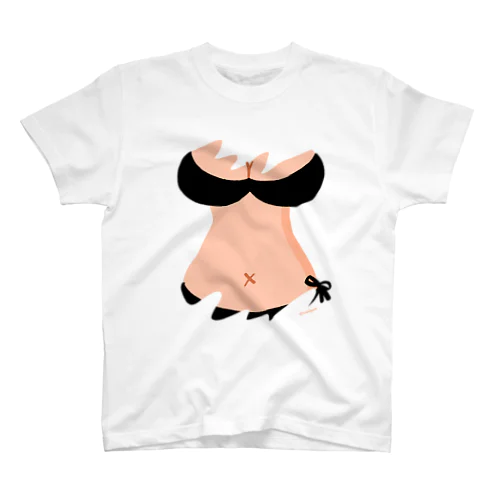 おっぱいTシャツ(BLACK) スタンダードTシャツ