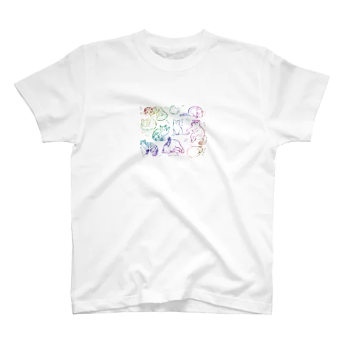 七色猫 Regular Fit T-Shirt