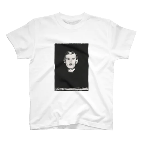 ムンク / 1896 / Self-Portrait I / Edvard Munch スタンダードTシャツ