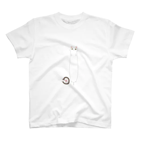 ながいねこさん：デフォ Regular Fit T-Shirt