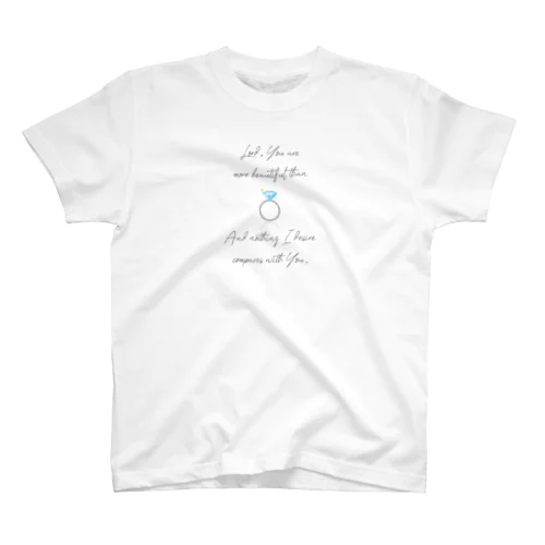 Lord is more beautiful than diamond Regular Fit T-Shirt