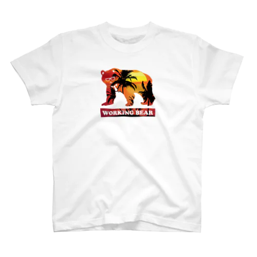 【WORKING BEAR】Tropical Bear スタンダードTシャツ