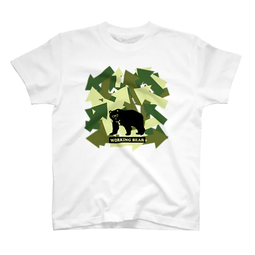 【WORKING BEAR】Arrow Bear Regular Fit T-Shirt