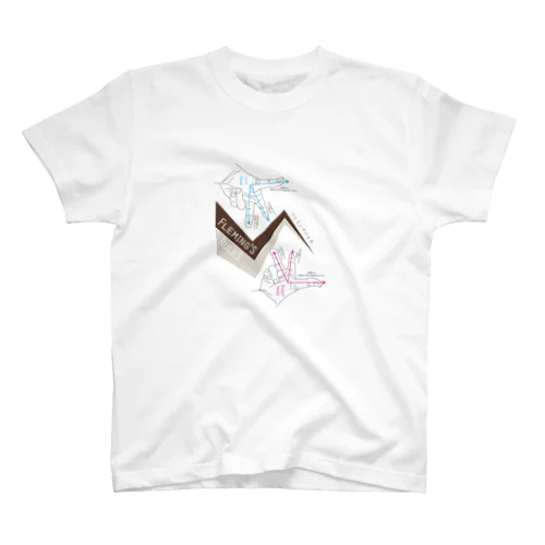 フレミングの法則-縦 スタンダードTシャツ