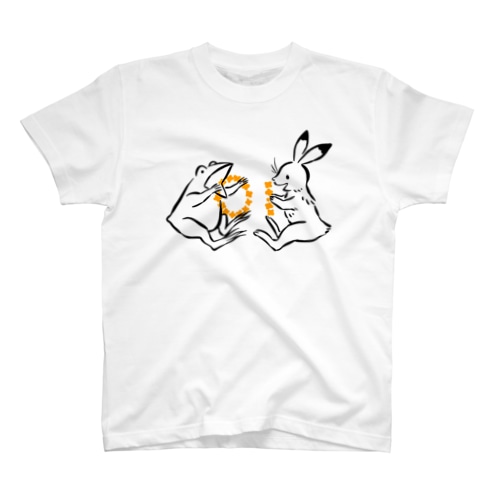 鳥獣戯画(ポップ) Regular Fit T-Shirt