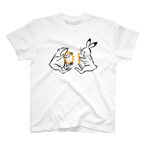鳥獣戯画(ポップ) Regular Fit T-Shirt