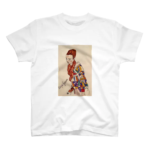 エゴン・シーレ / 1917 /Portrait of Marga Boerner / Egon Schiele Regular Fit T-Shirt