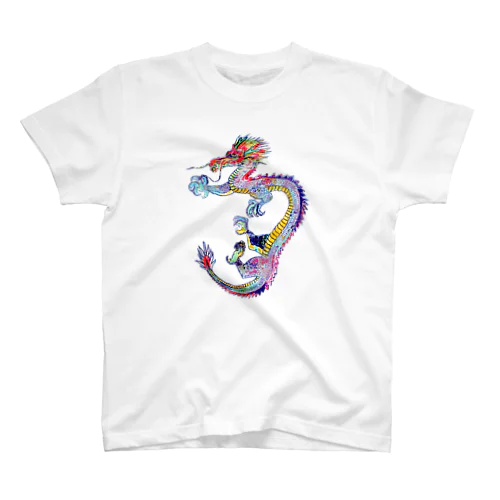 虹色ドラゴン Regular Fit T-Shirt