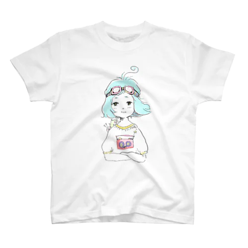 ゴーグルとラジカセ スタンダードTシャツ