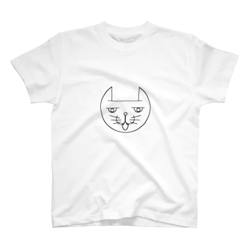 ネコだお(口開け) スタンダードTシャツ