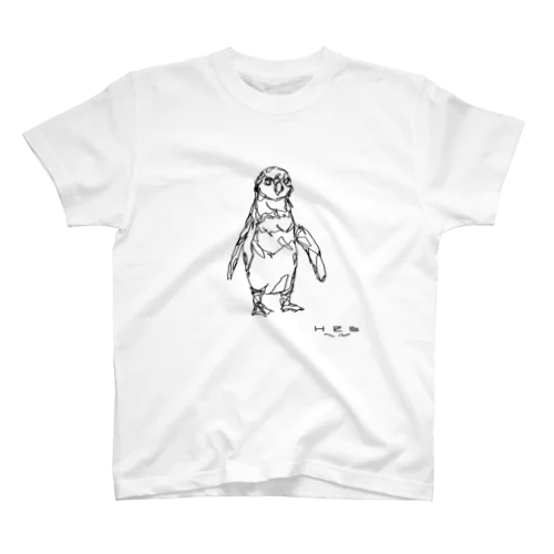 左手で描いたペンギン スタンダードTシャツ