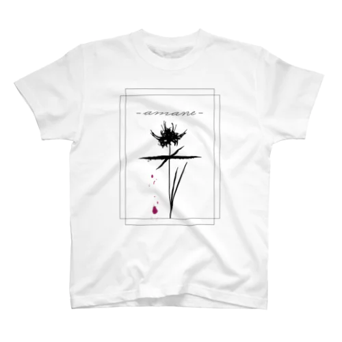 雨音-amane- white 【T-shirt】 スタンダードTシャツ