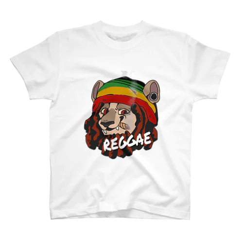 reggae lion スタンダードTシャツ