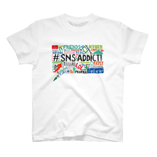 SNS addict スタンダードTシャツ