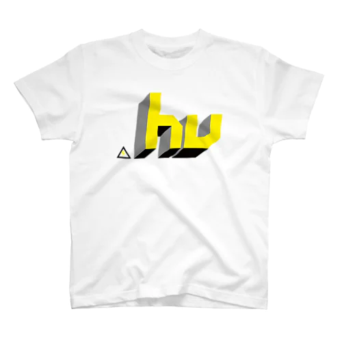 hv 白 Regular Fit T-Shirt