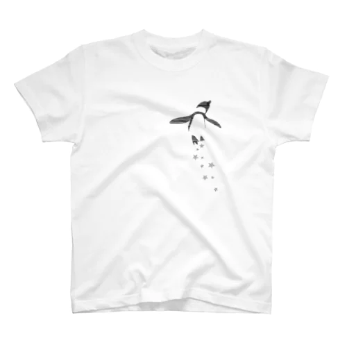 星飛びペンギン Regular Fit T-Shirt