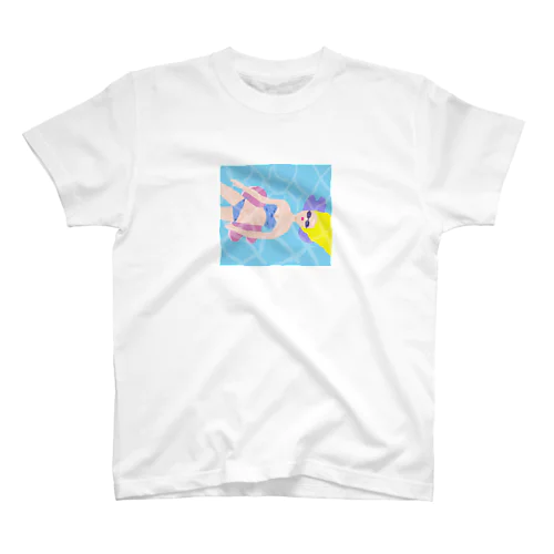 水着女子 スタンダードTシャツ