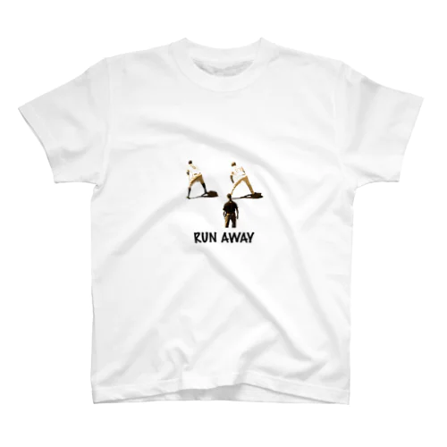 RUN AWAY 野球選手 スタンダードTシャツ