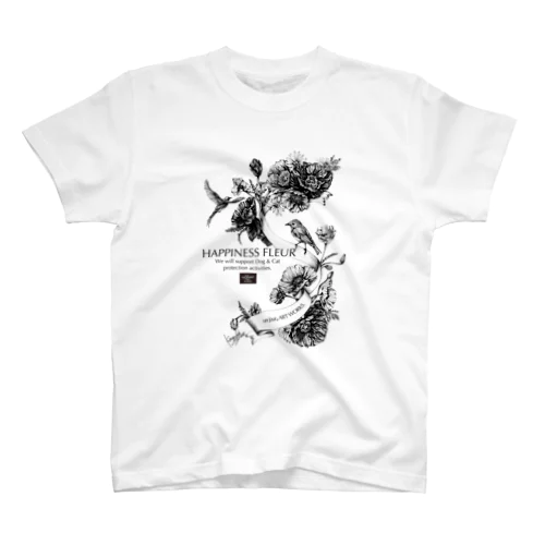 【HAPPINESS FLEUR】 スタンダードTシャツ