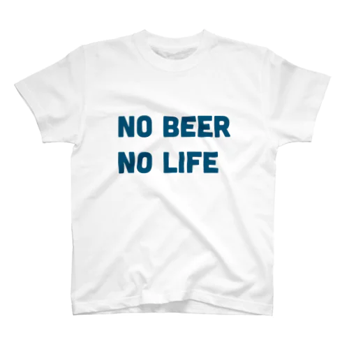 NO BEER  NO LIFE スタンダードTシャツ