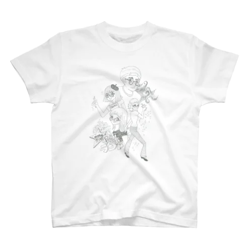 サブカルクソ色つぶつぶランド スタンダードTシャツ