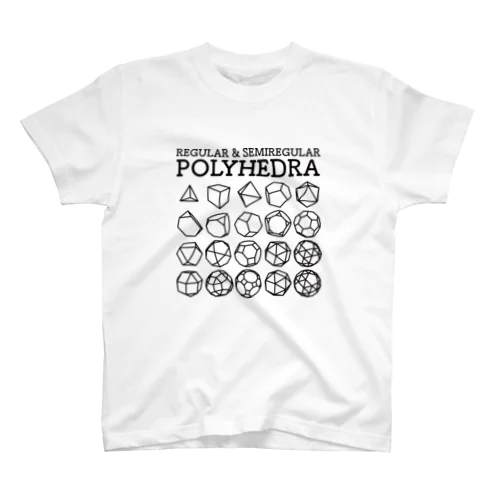 Regular&Semiregular Polyhedra スタンダードTシャツ