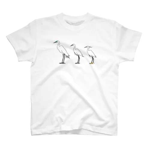 We are Egret not Heron! スタンダードTシャツ