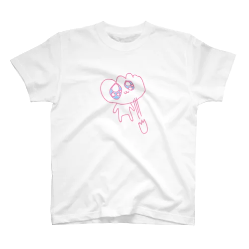 笑いすぎてアゴ飛んだぎょうざちゃん スタンダードTシャツ