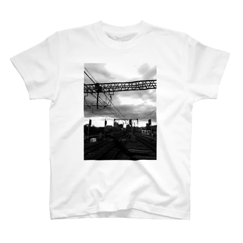 線路（写真） Regular Fit T-Shirt