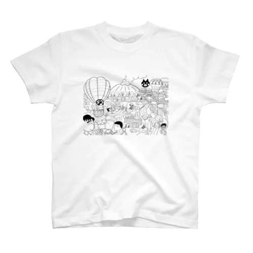 Lanka イラストチャリ Regular Fit T-Shirt