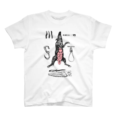 猪 解体 ＜検索＞ スタンダードTシャツ