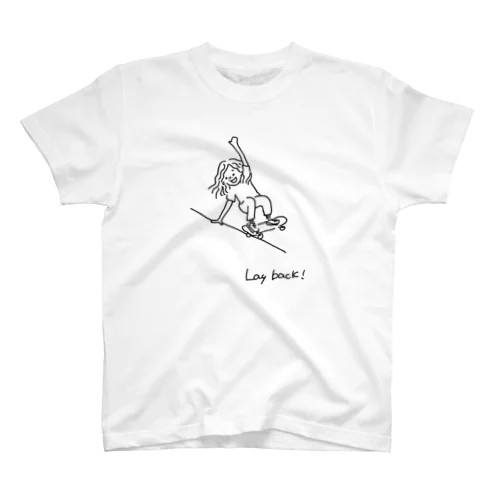 Lay back girl. スタンダードTシャツ