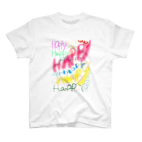 HAPPY★ Regular Fit T-Shirt