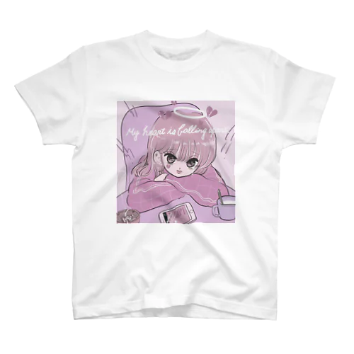 おんなのこ pink スタンダードTシャツ