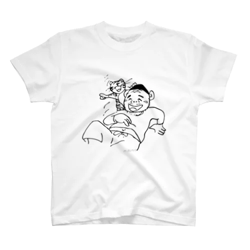 「ねこおじさん、テレビ」 Regular Fit T-Shirt