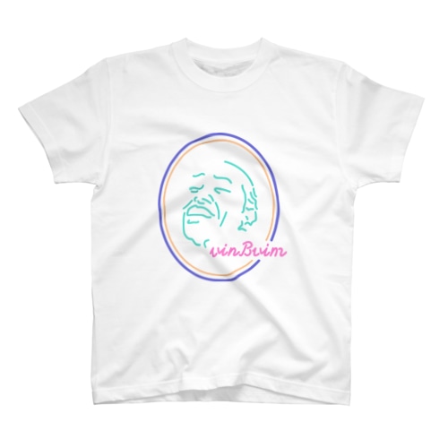 香港ネオン風ピンク Regular Fit T-Shirt