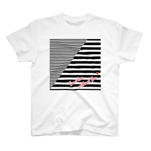 Can't live without You Border & Border 2 スタンダードTシャツ