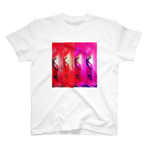 pink hair  Regular Fit T-Shirt