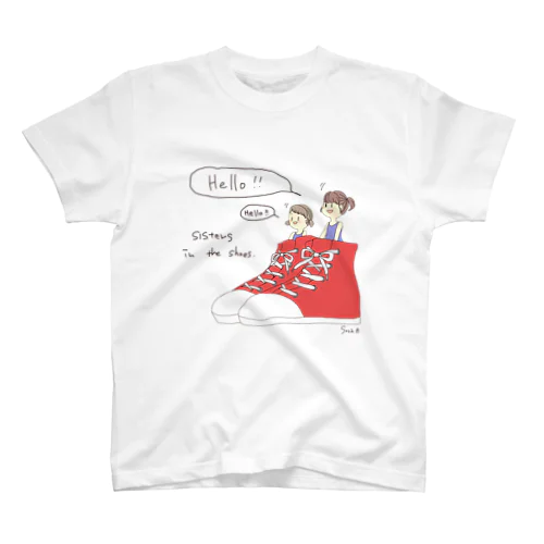 Sister in the shoes(レッド) スタンダードTシャツ