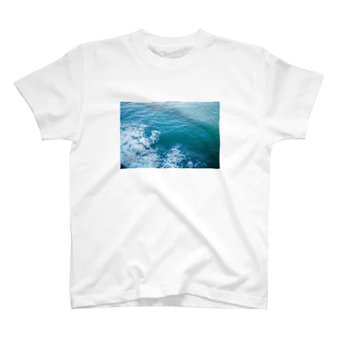 海のあお スタンダードTシャツ