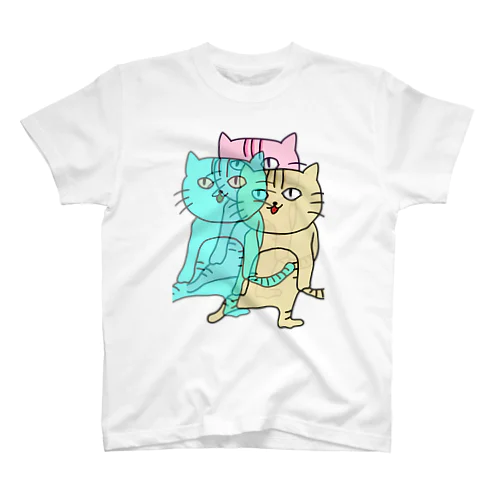 残像猫 スタンダードTシャツ