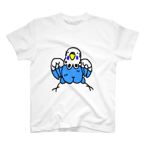 ウキウキインコ Regular Fit T-Shirt