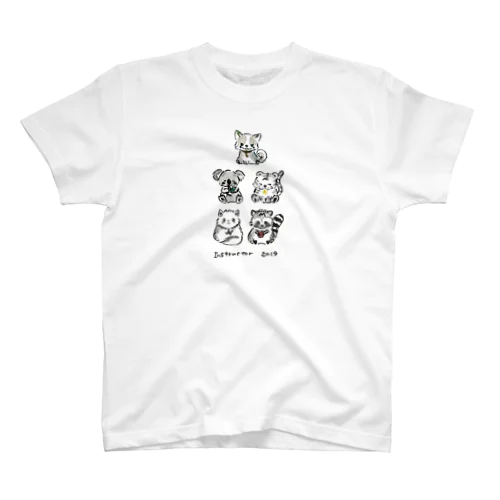 黒文字：お絵かき書道講師Tシャツ Regular Fit T-Shirt